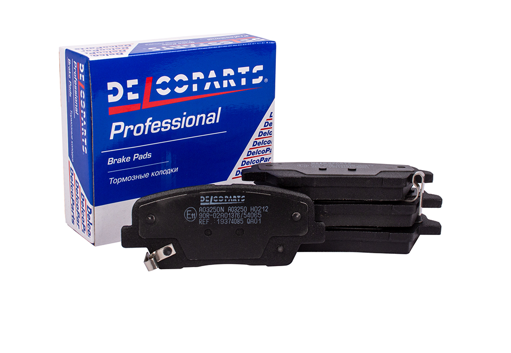 Колодки тормозные задние дисковые - DelcoParts 19374085