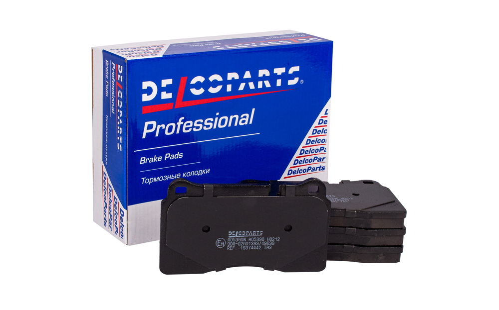 Колодки тормозные передние - DelcoParts 19374442