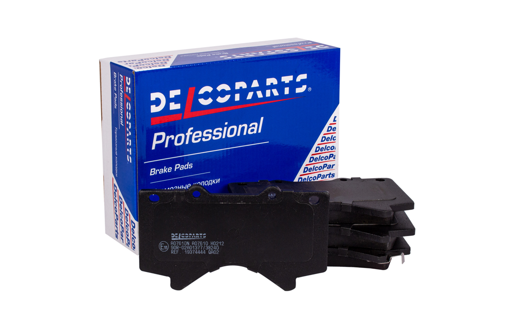 Колодки тормозные передние - DelcoParts 19374444