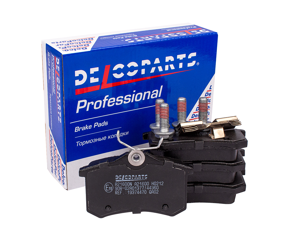 Колодки тормозные задние дисковые - DelcoParts 19374470