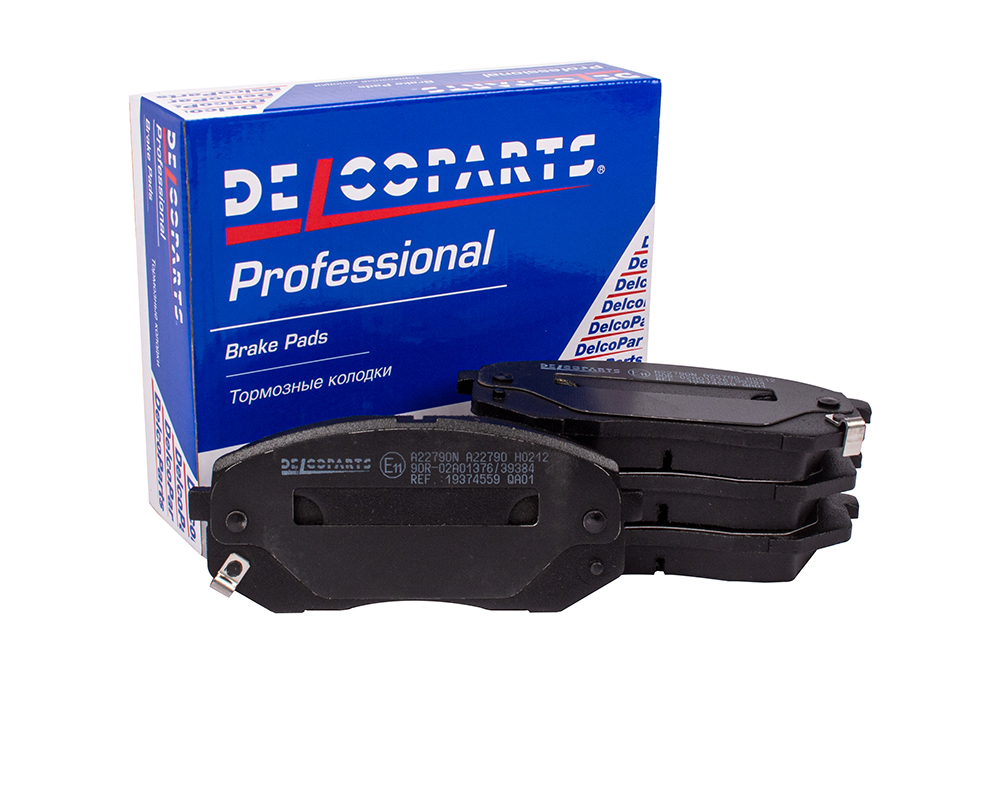Колодки тормозные передние - DelcoParts 19374559