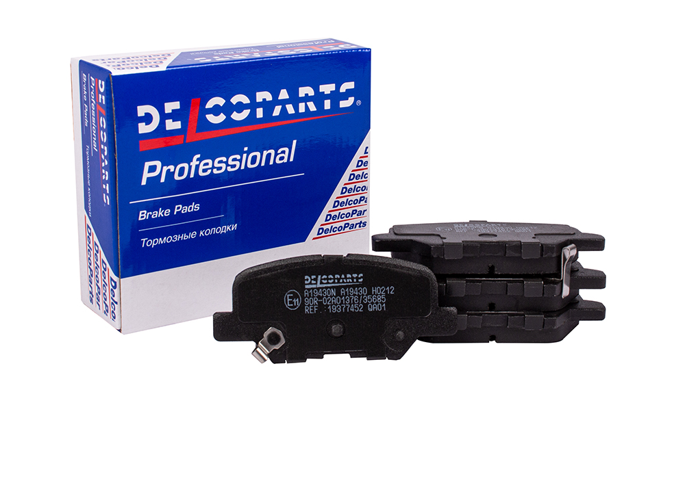 Колодки тормозные задние дисковые - DelcoParts 19377452