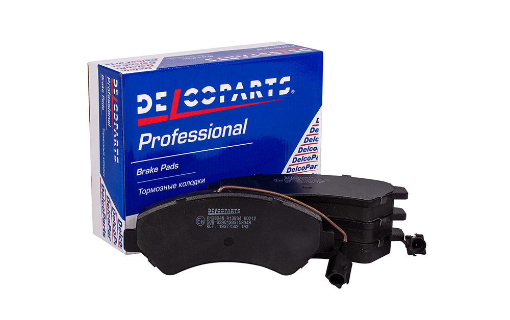 Колодки тормозные передние - DelcoParts 19377502