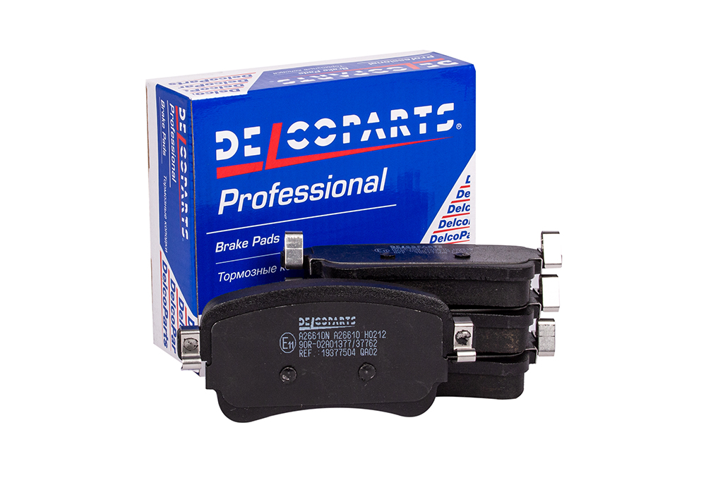 Колодки тормозные задние дисковые - DelcoParts 19377504
