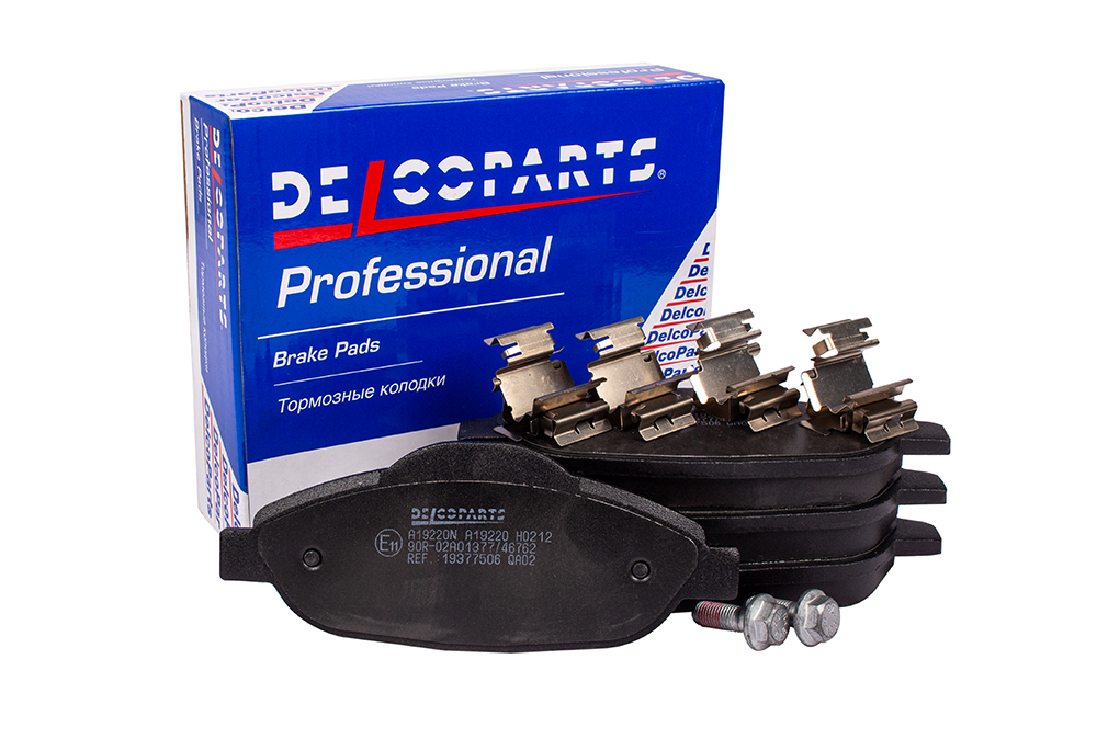 Колодки тормозные передние - DelcoParts 19377506