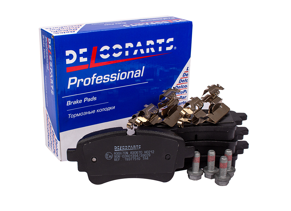 Колодки тормозные задние дисковые - DelcoParts 19377510
