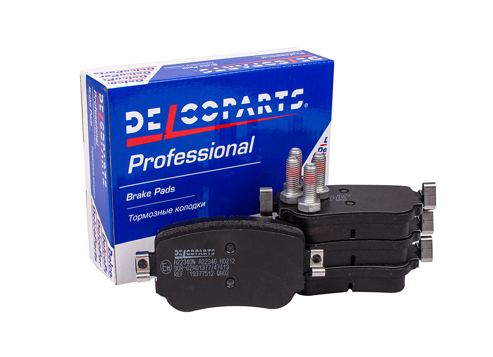 Колодки тормозные задние дисковые - DelcoParts 19377512