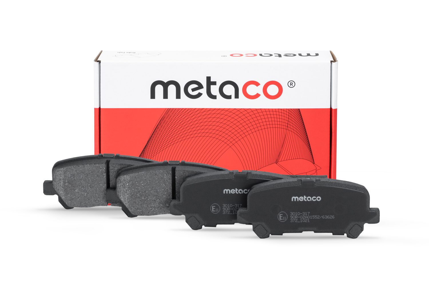 Колодки тормозные дисковые задние - METACO 3010-317