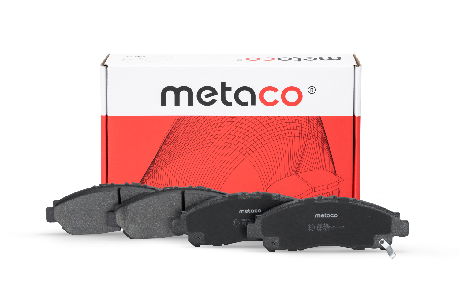 Колодки тормозные дисковые передние - METACO 3000-576