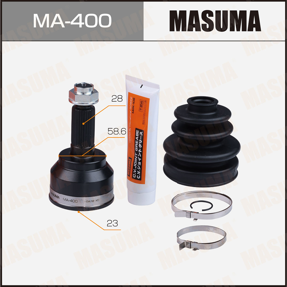 Шрус masuma 23х58,6х28 (1/6) - Masuma MA400