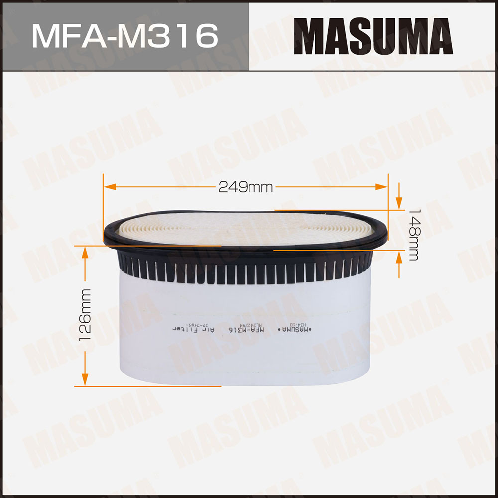 Фильтр воздушный - Masuma MFAM316