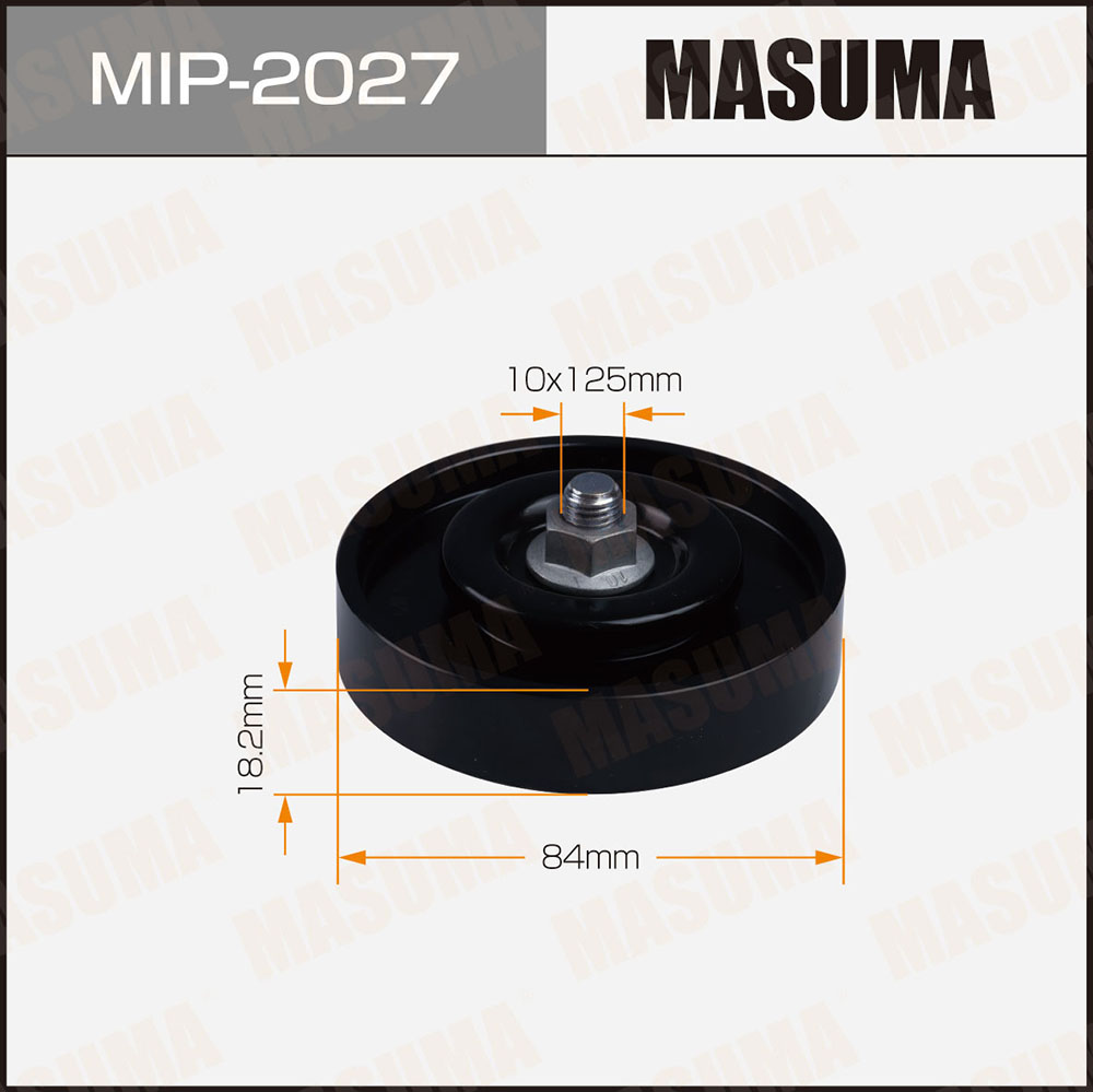 Ролик поликлинового ремня натяжной - Masuma MIP2027