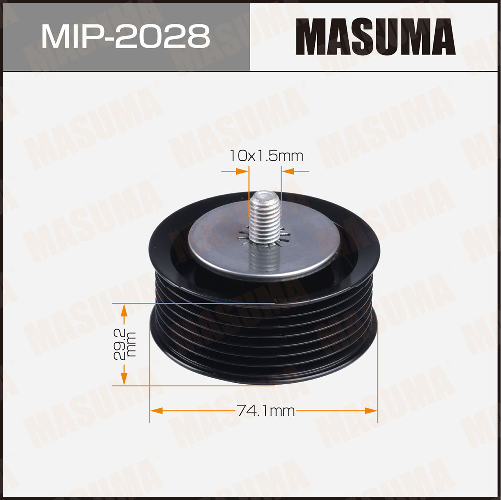 Ролик поликлинового ремня направляющий - Masuma MIP2028
