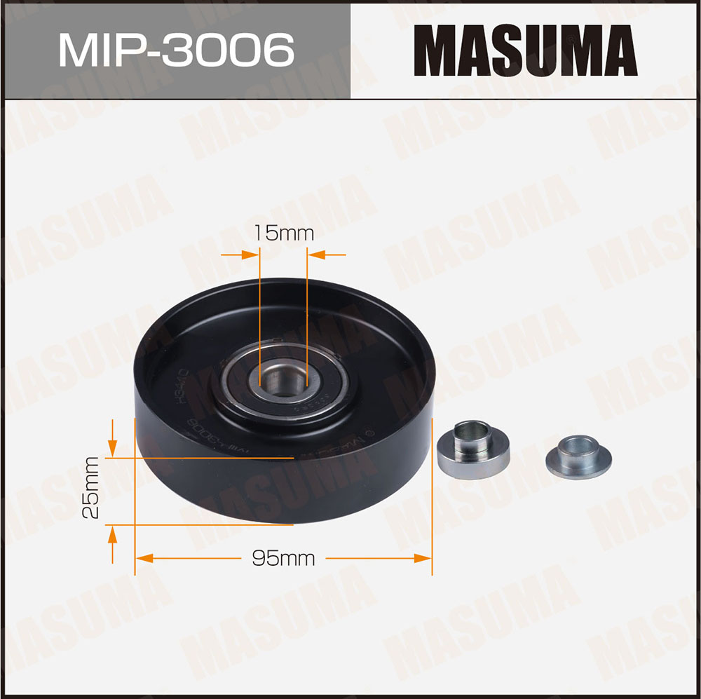 Ролик натяжителя ремня привода навесного оборудования - Masuma MIP-3006