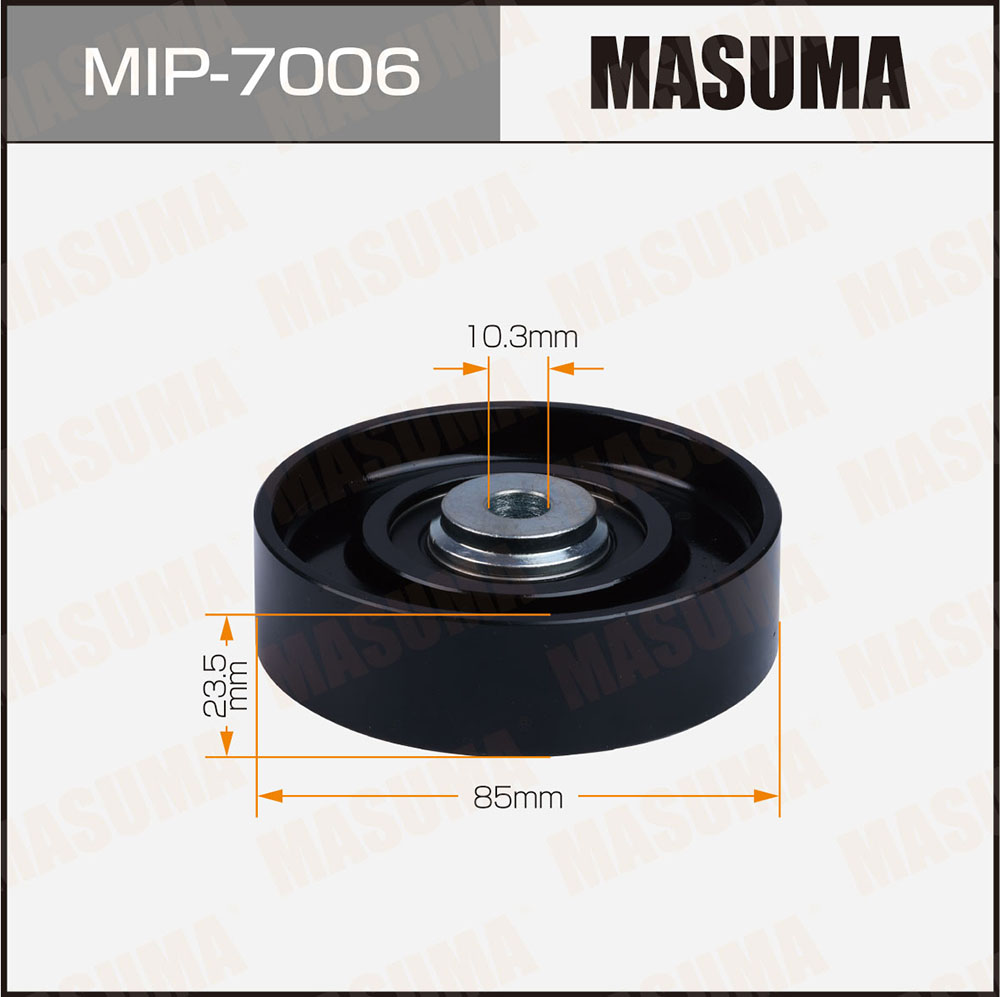 Ролик обводной ремня привода навесного оборудования - Masuma MIP7006