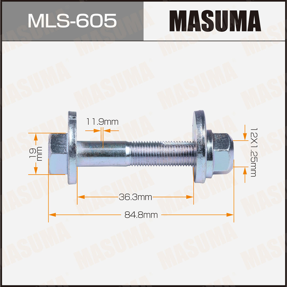 Болт эксцентрик (комплект) - Masuma MLS605