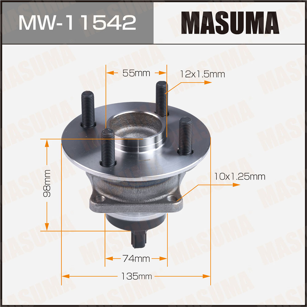 Ступица колеса - Masuma MW-11542