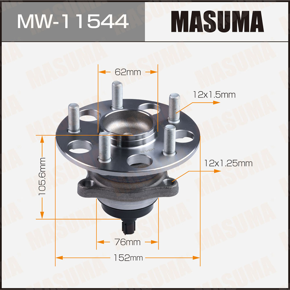 Ступица колеса - Masuma MW11544