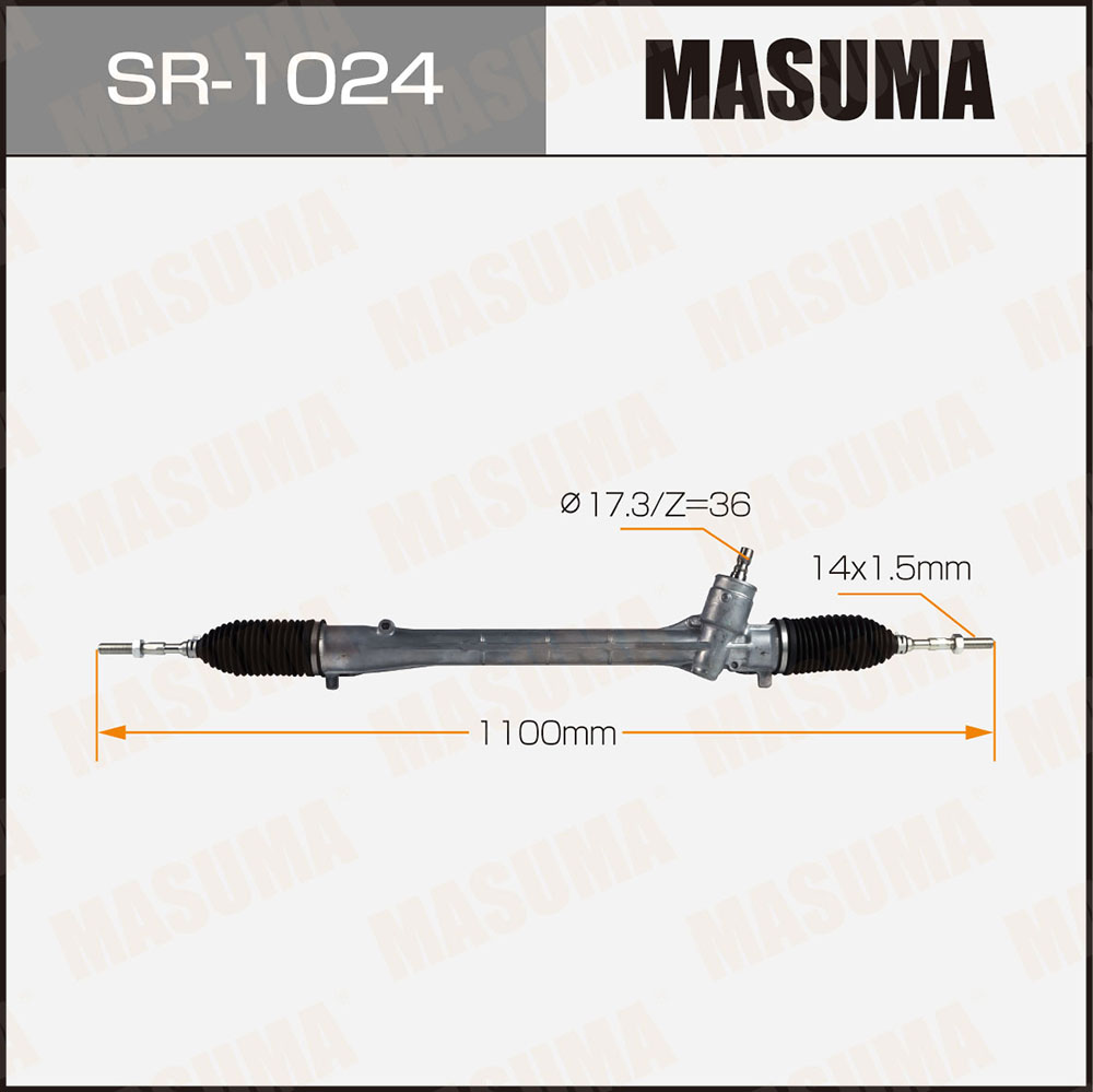Рейка рулевая - Masuma SR1024