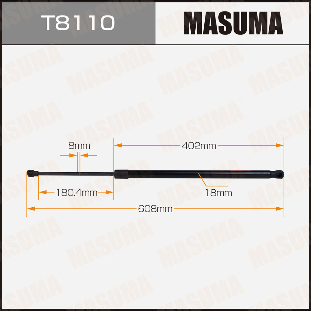 Амортизатор крышки багажника - Masuma T8110
