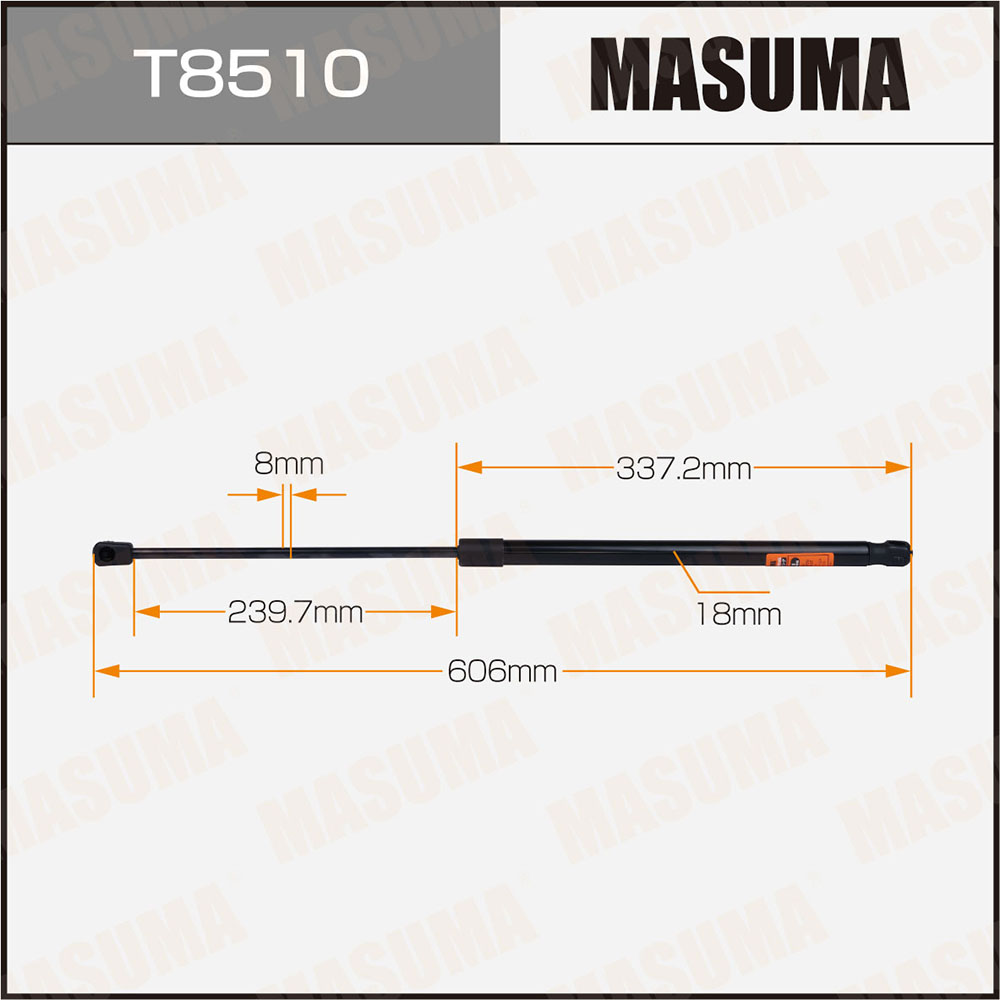Амортизатор крышки багажника - Masuma T8510