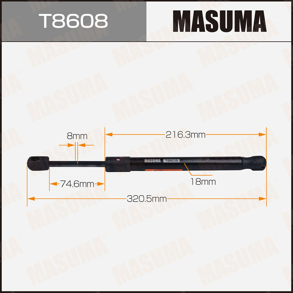 Амортизатор крышки багажника - Masuma T8608