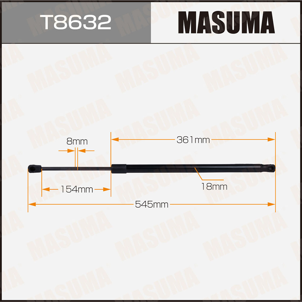 Амортизатор капота/багажника - Masuma T8632