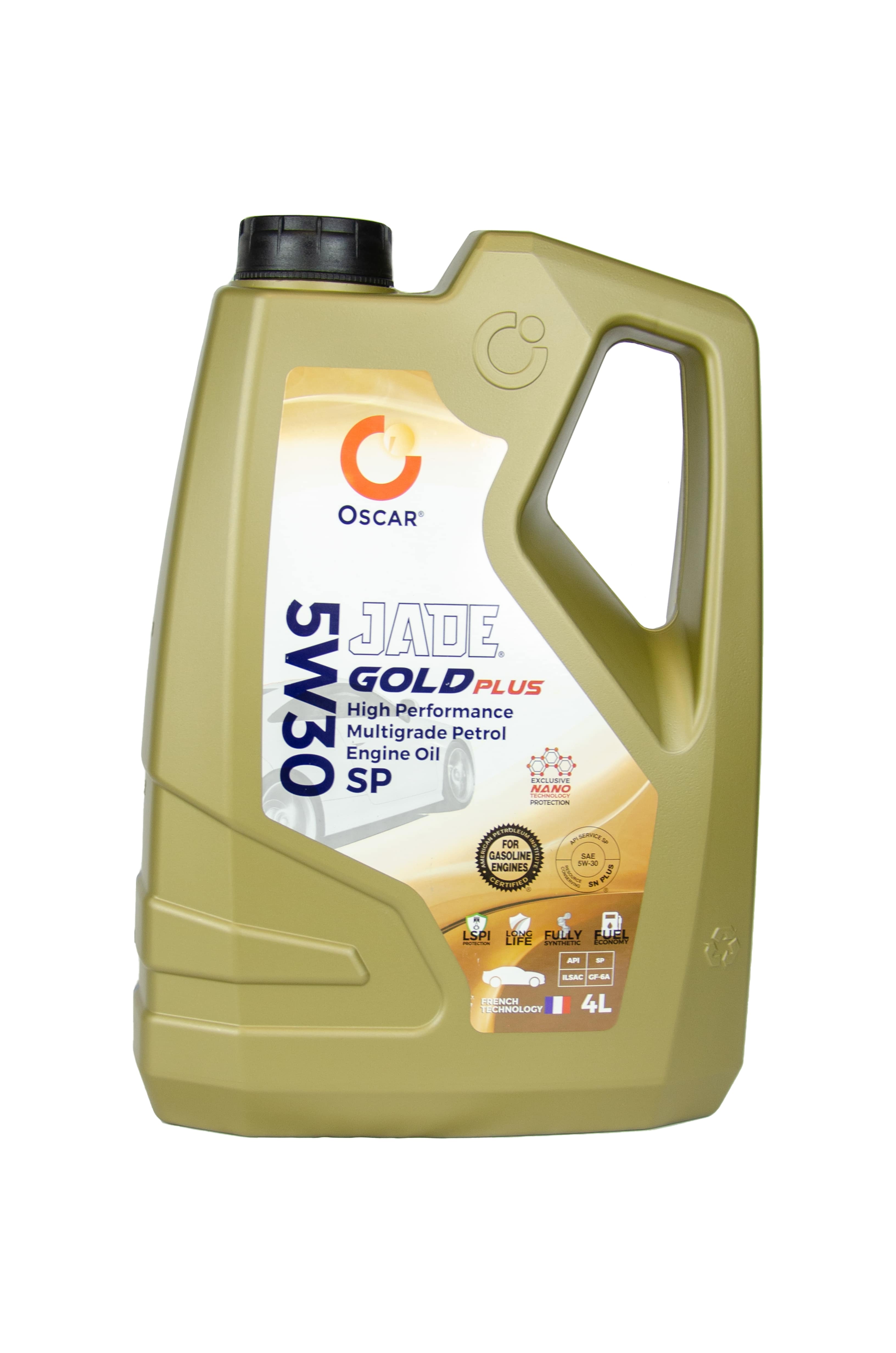 масло моторное Jade Gold 5w30 API sp/rc/cf синт. 4 л - OSCAR 6297000873510