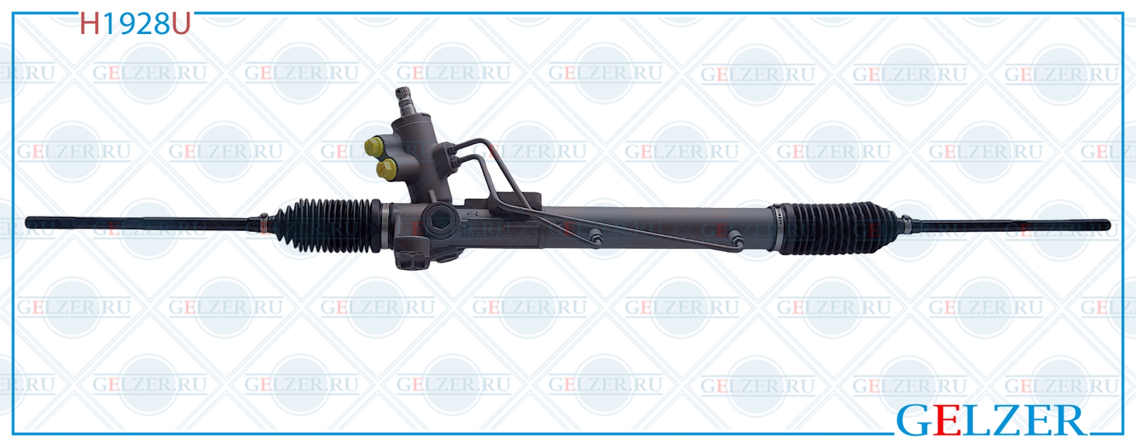 Рулевой механизм ГУР Chery Tiggo 2 2016-, Chery Tiggo FL 2013- (Ориг.восст) - GELZER H1928U