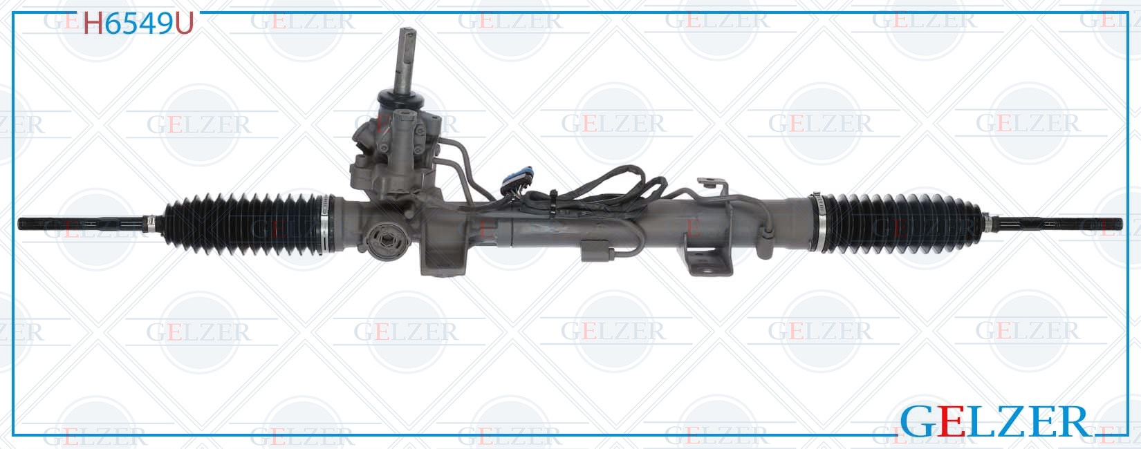 Рулевой механизм ГУР Renault Espace IV 2002-2015 (Ориг.восст) - GELZER H6549U