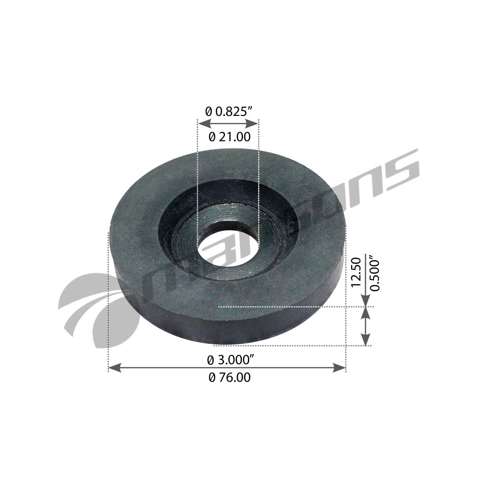 Подушка двигателя Kenworth передняя нижняя - Mansons 540105