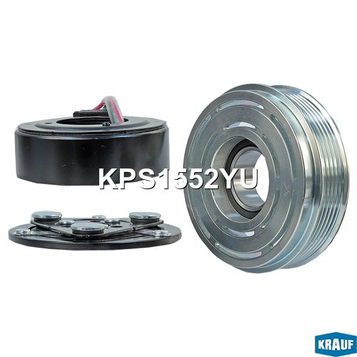 Шкив компрессора кондиционера в сборе - Krauf KPS1552YU