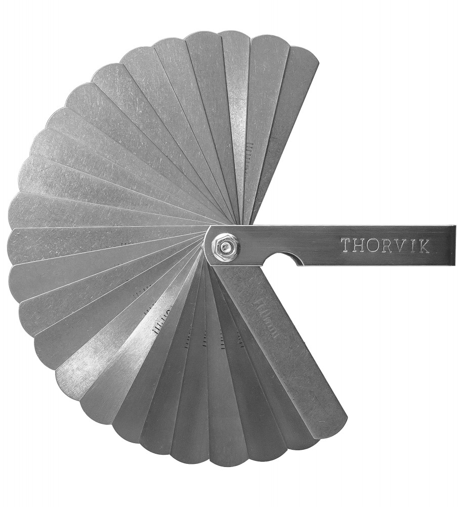 Комплект щупов 25 пластин 0.04-1мм - Thorvik TG25