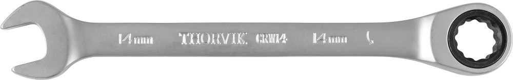 Ключ гаечный комбинированный трещоточный, 14 мм - Thorvik CRW14