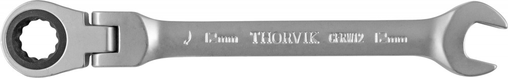 Ключ гаечный комбинированный трещоточный карданный, 12 мм - Thorvik CFRW12