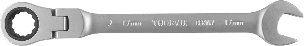Ключ гаечный комбинированный трещоточный карданный, 17 мм - Thorvik CFRW17