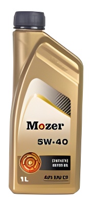 Синтетическое моторное масло Premium SAE 5w-40 API sn/cf 1л - MOZER 4606093