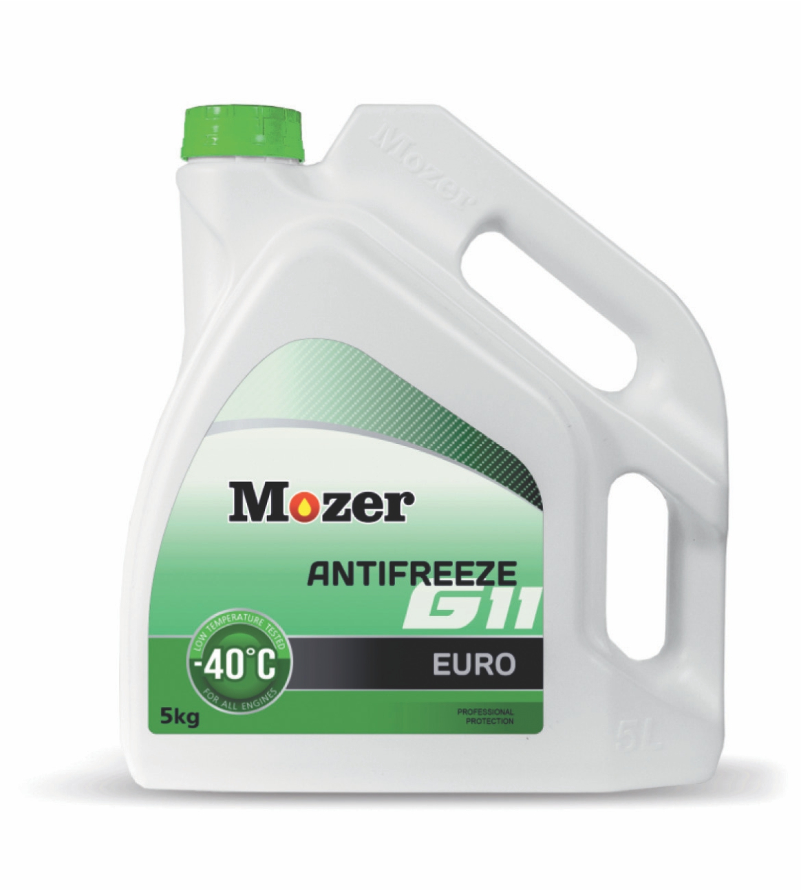 Антифриз G11 euro зеленый 5кг г.Дзержинск (2шт/120шт) - MOZER 4606482