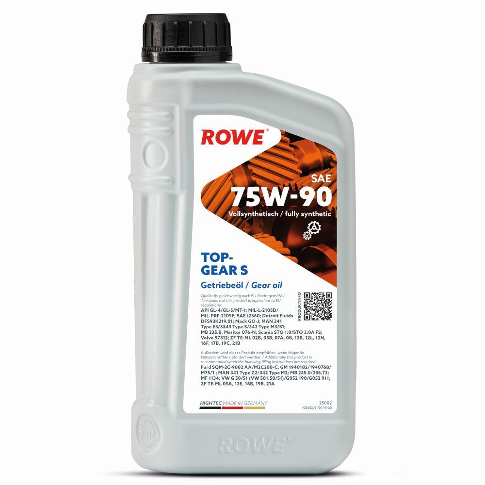 Масло hightec topgear SAE 75w-90 s 1л - ROWE 25002001099