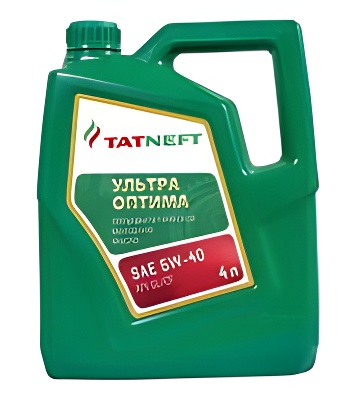 Масло моторное Ультра Оптима 5w-40 4 л - TATNEFT 4650229680604