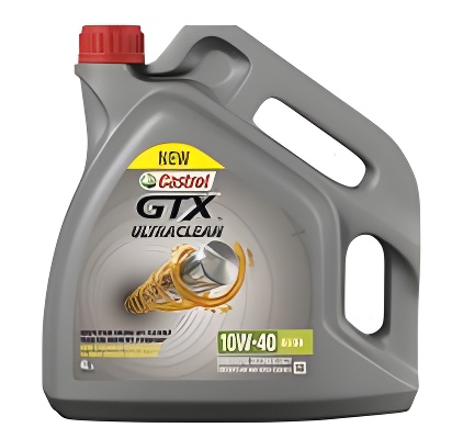 Масло моторное GTX ultraclean a3/b4 10w40 полусинтетическое 4Л - Castrol 15A73B