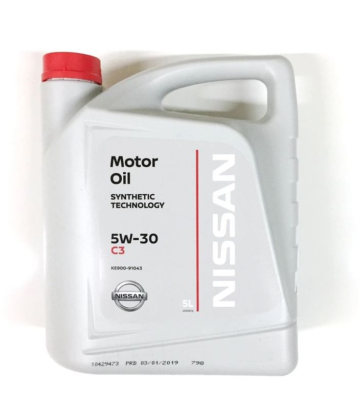 Масло моторное Motor Oil 5w30 C3 - 5 литров - Nissan KE90091043