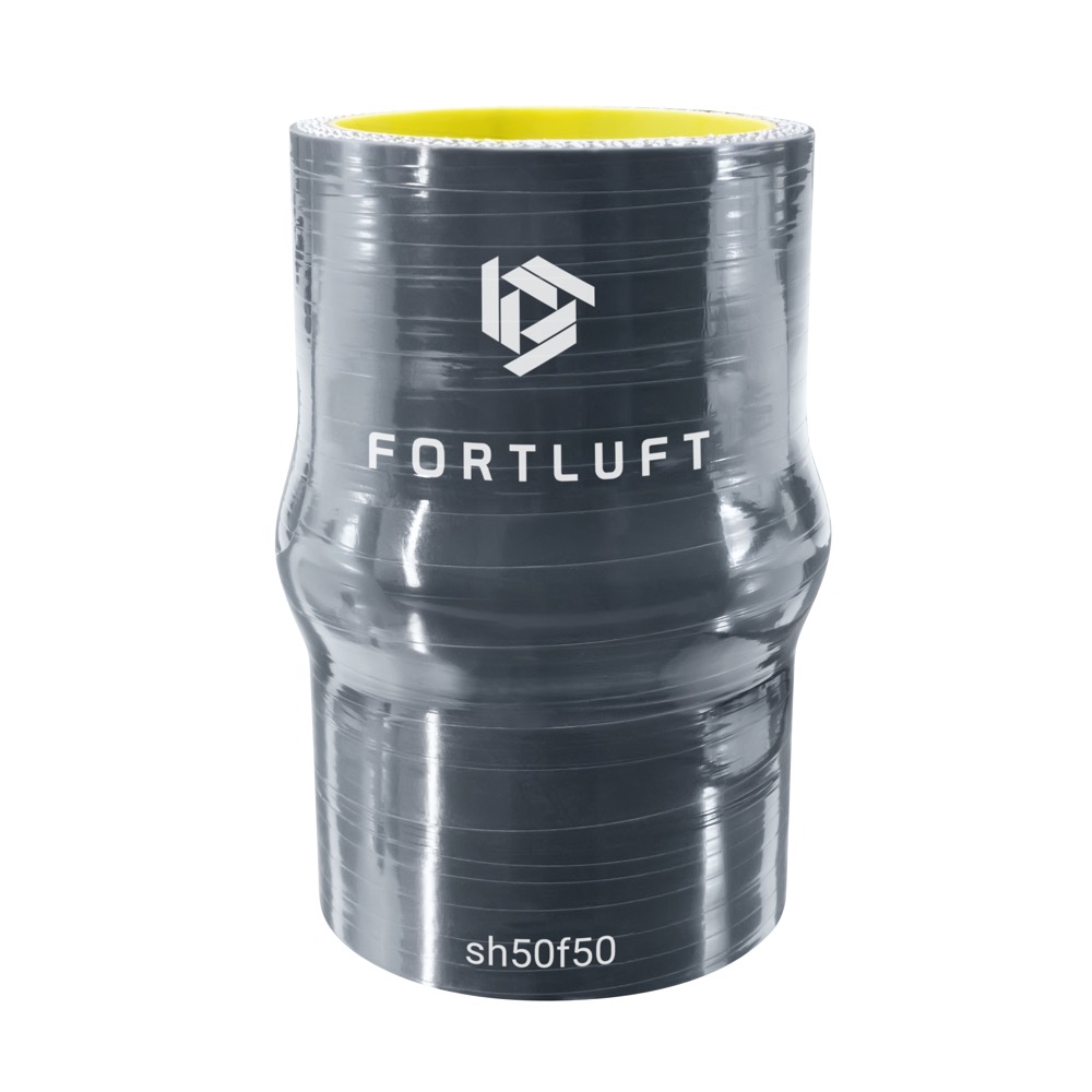 Силиконовый патрубок демпферный 50x100мм - Fortluft SH50F50