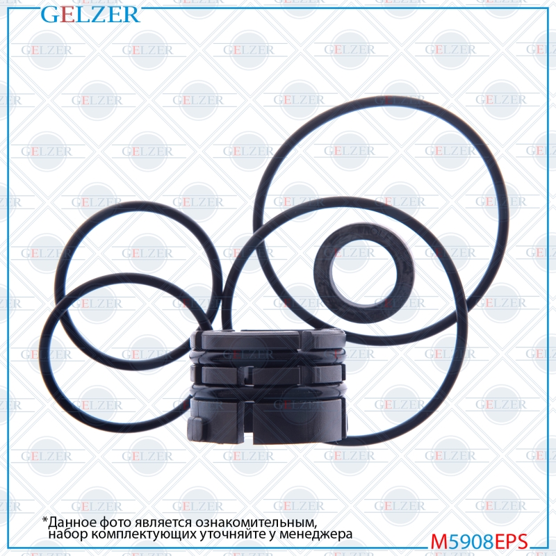 Ремкомплект рулевой рейки opel Corsa c 2000-, opel Combo 2001-, opel Meriva 2003-2010 - GELZER M5908EPS