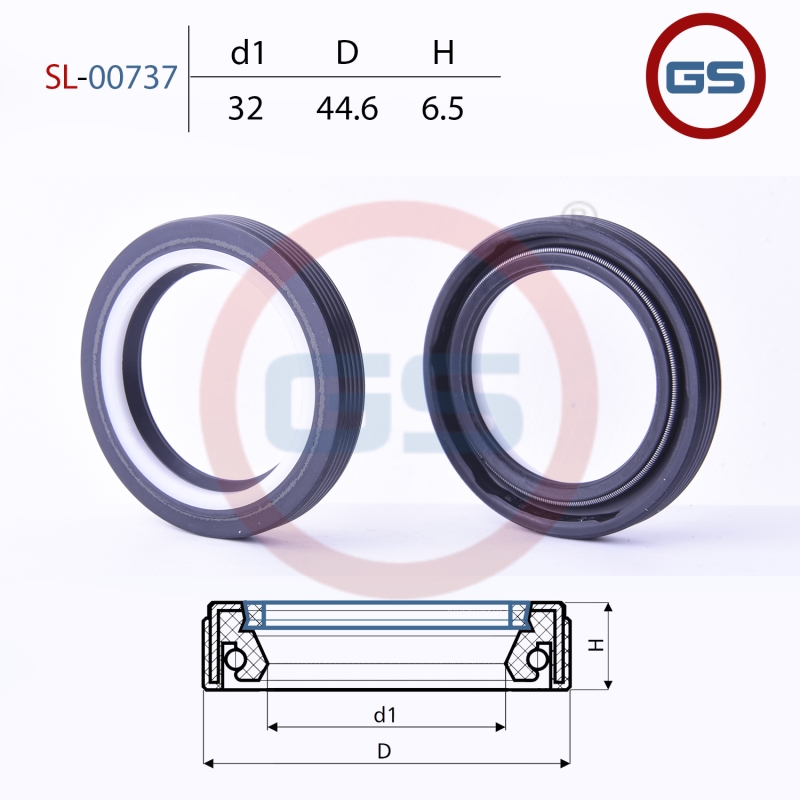 Сальник рулевой рейки 32*44.6*6.5 (7v2) - GS SL-00737