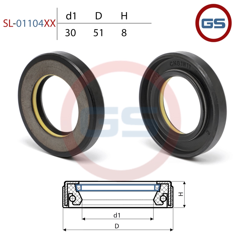 Сальник рулевой рейки 30 51 8 - GS SL01104XX