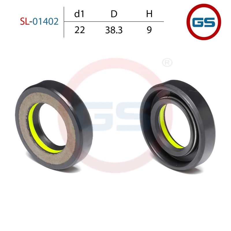 Сальник рулевой рейки 22*38.3*9 (7v1) - GS SL-01402