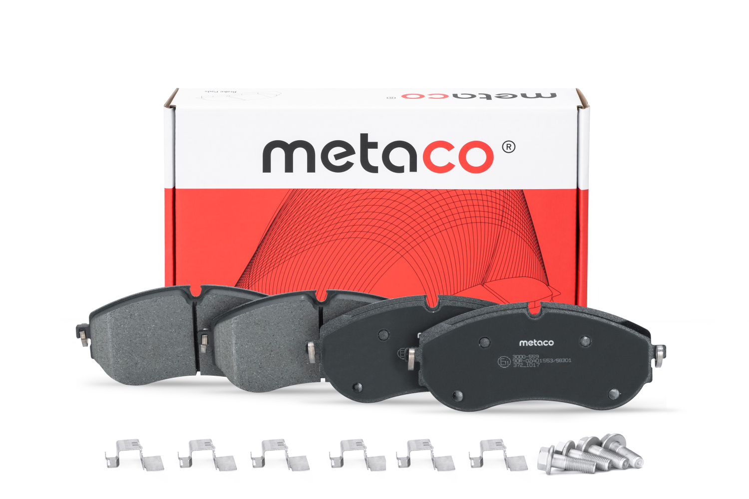 Колодки тормозные передние к-кт - METACO 3000-559