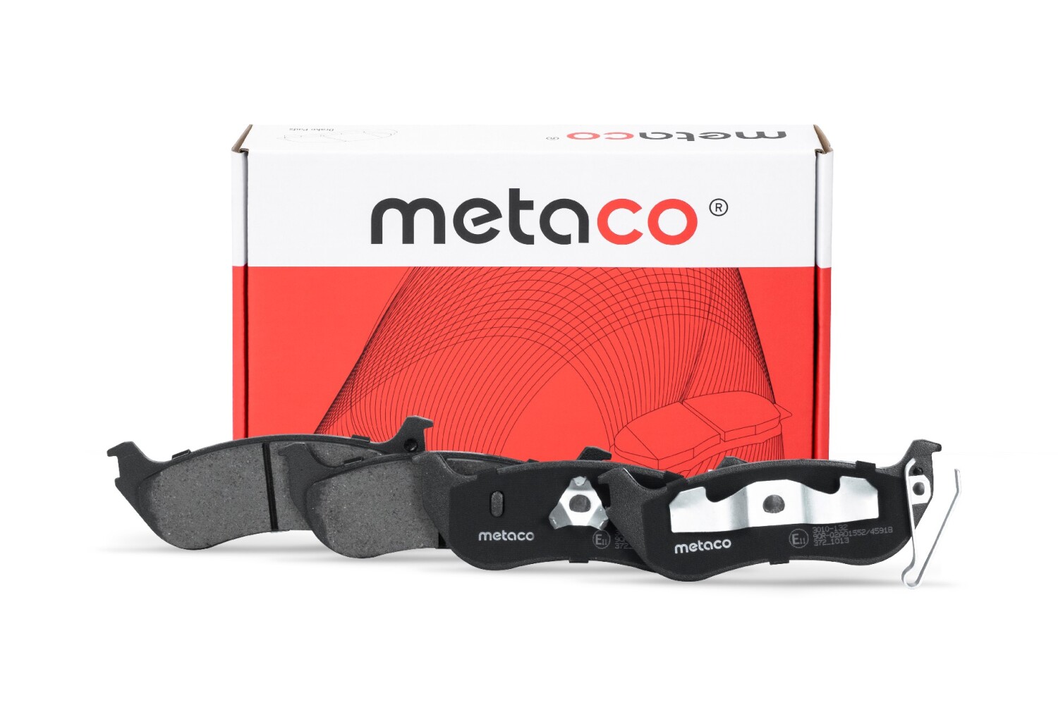 Колодки тормозные задние дисковые к-кт - METACO 3010-132