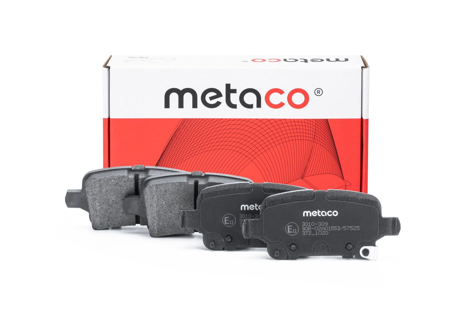 Колодки тормозные задние дисковые к-кт - METACO 3010-309